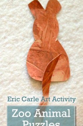 Zoo Animal Puzzles: Eric Carle Art Activity
