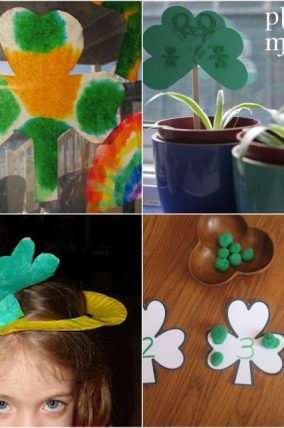 Shamrock Kids Crafts, Art, and Learning Activities