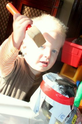 Toddler Activity Punch Game