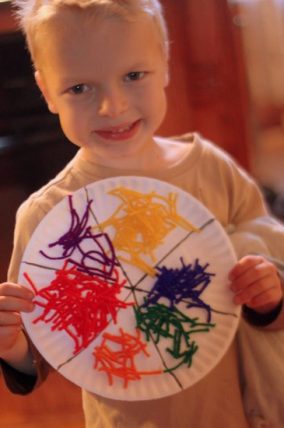 Yarn Color Wheel Craft