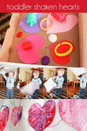 Toddler shaken hearts