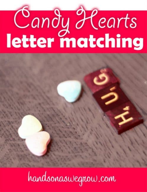 Upper & Lowercase Letters Heart Matching Activity for Preschoolers