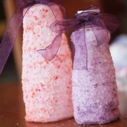 Salt Covered Vases