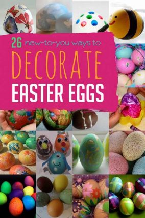 Fun new ways to decorate Easter eggs with the kids this year!