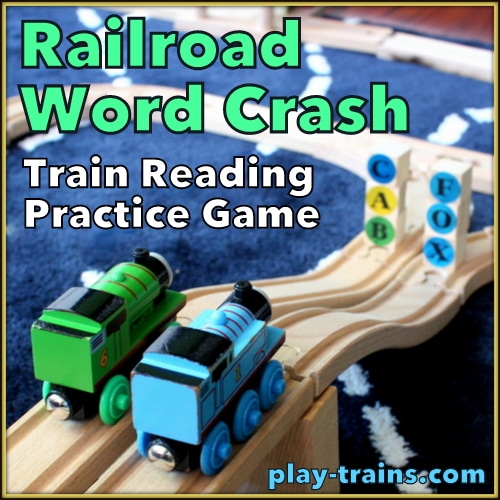 Railroad Word Crash Train Reading Game from Play Trains!
