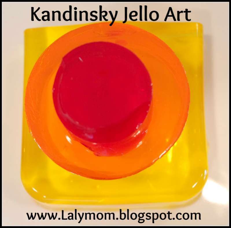 Kandinsky Jello Art from Lalymom