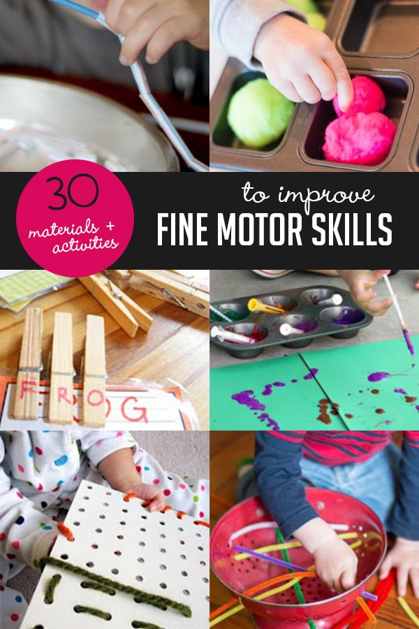 Improve Kids Fine Motor Skills With 30 Materials Activities HOAWG