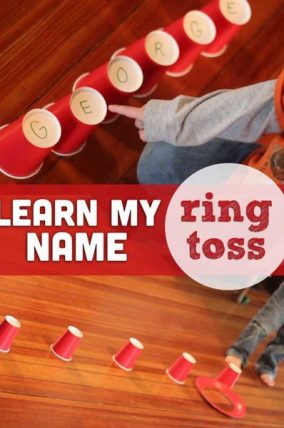 Ring Toss Name Recognition Activity