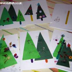 20 Homemade Christmas Cards Made By The Kids Hands On As We Grow