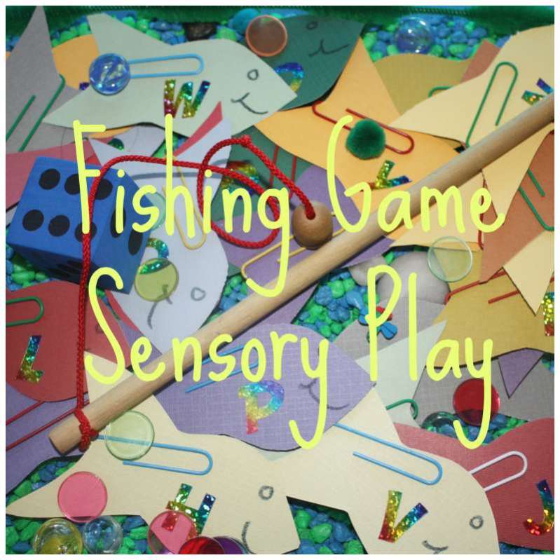 DIY ABC's &amp; 123's Fishing Game from little bins for little hands