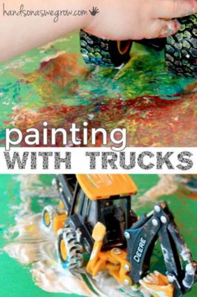 Paint with trucks