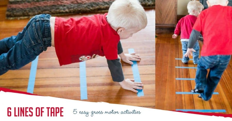 5 Different Activities for 6 Lines of Tape | Hands On As We Grow®