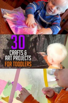 30 toddler crafts and art projects to do