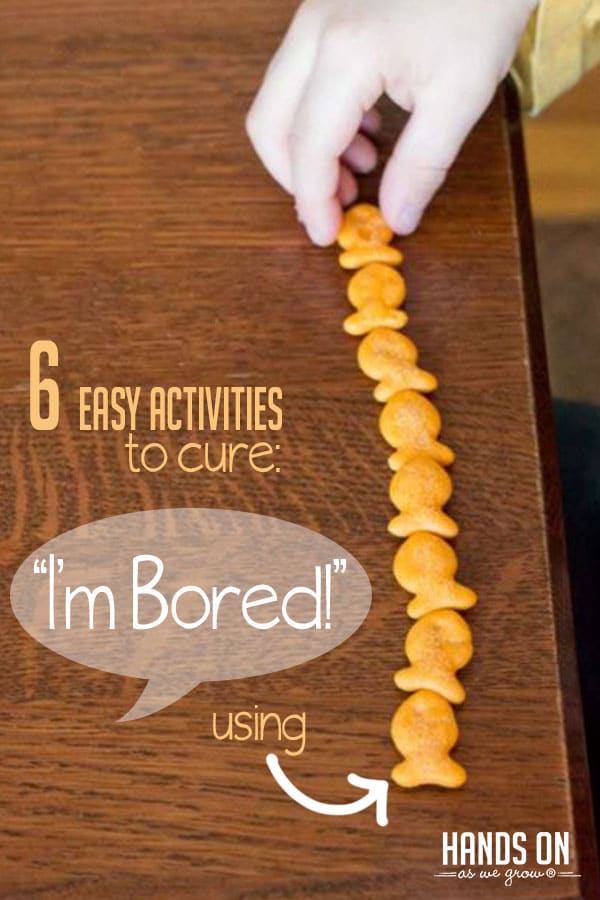 6 Activities to Cure "I'm Bored" with Goldfish Crackers HOAWG