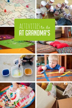 Simple Activities to Do at Grandma's | Hands On As We Grow®