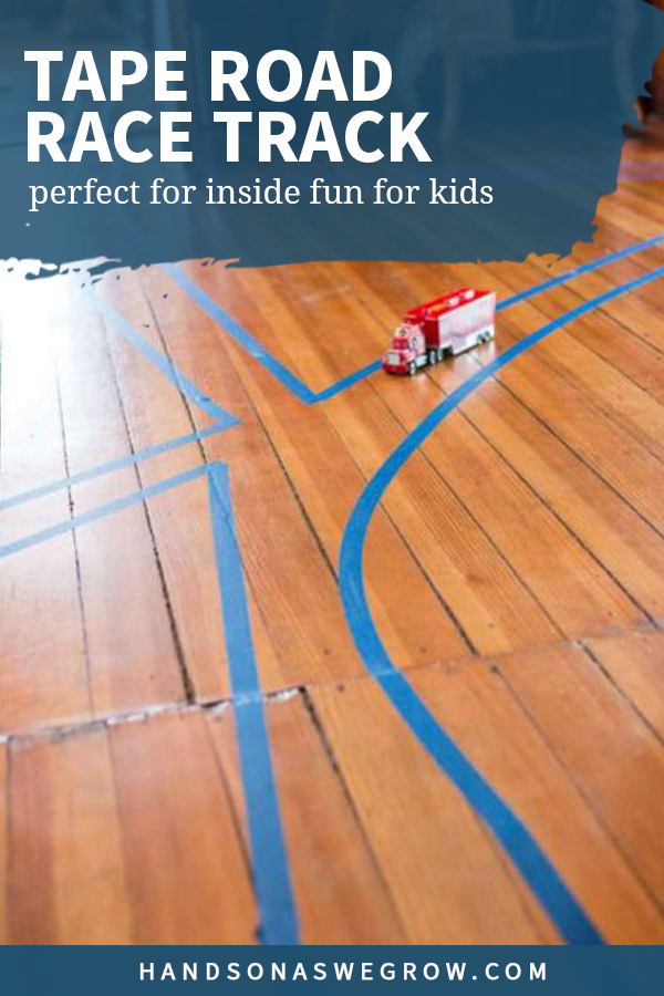 Tape Road for Toddlers Quick and Simple Hands On As We Grow®