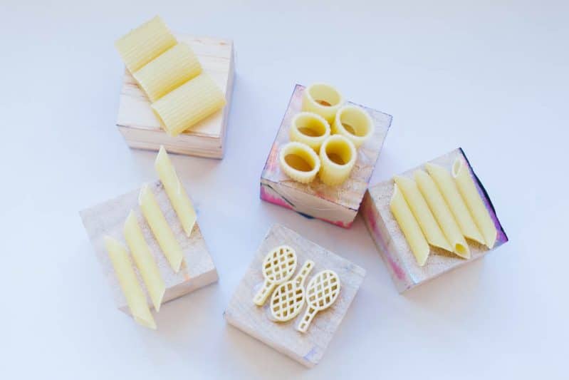 How To Make Fun and Easy DIY Pasta Stamps Hands On As We Grow®