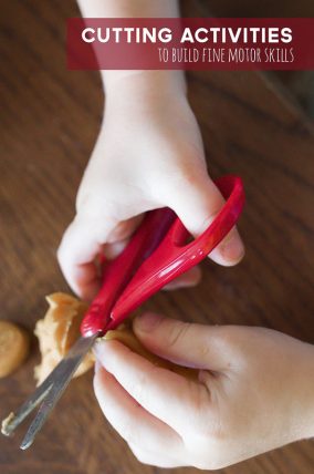 Great cutting activities for kids learning scissors skills