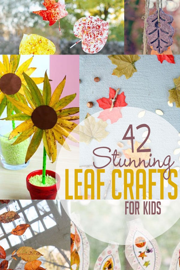 42 Stunning Leaf Crafts For Kids To Make Hands On As We Grow