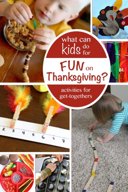 How to keep the kids having fun on Thanksgiving day.