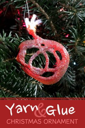 Make this simple DIY Christmas ornament with your toddler or preschooler.