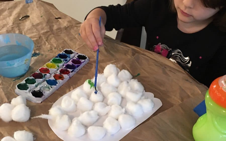 Easy Customizable Cotton Ball Craft Hands On As We Grow®