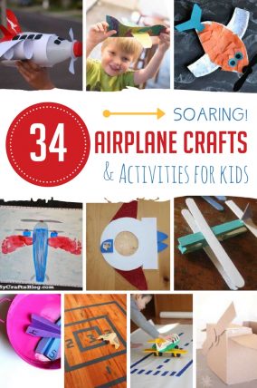 Airplane crafts AND activities to do with the kids!