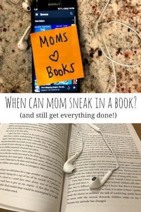 Simple times when mom can enjoy a good book too!
