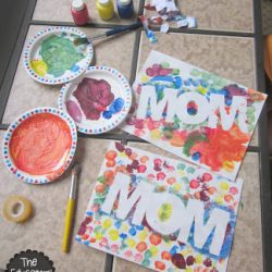 Mother's Day Paint Resist Art Project