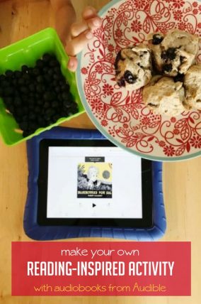 What a great idea! Make your own reading activity with audiobooks from Audible.