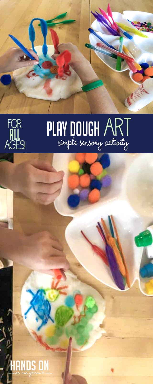 Super Simple Sensory Play Dough Art Activity for All Ages HOAWG