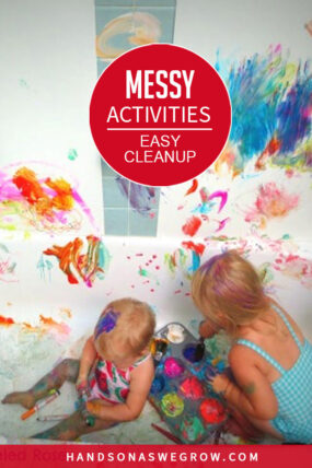 Messy Play: 10 Tips to Keep Messy Activities Clean