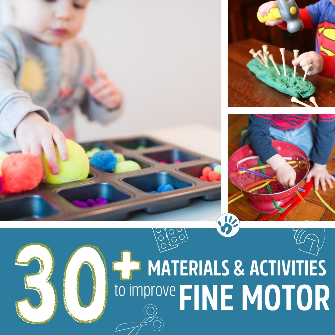 Improve Kids Fine Motor Skills with 30 Materials & Activities | HOAWG