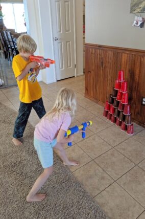 Nerf Gun Target Practice