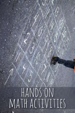 Lots of hands on math activities for kids to have fun learning