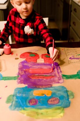 Super-Sized Math + Painting Activity for Kids - Hands On As We Grow®