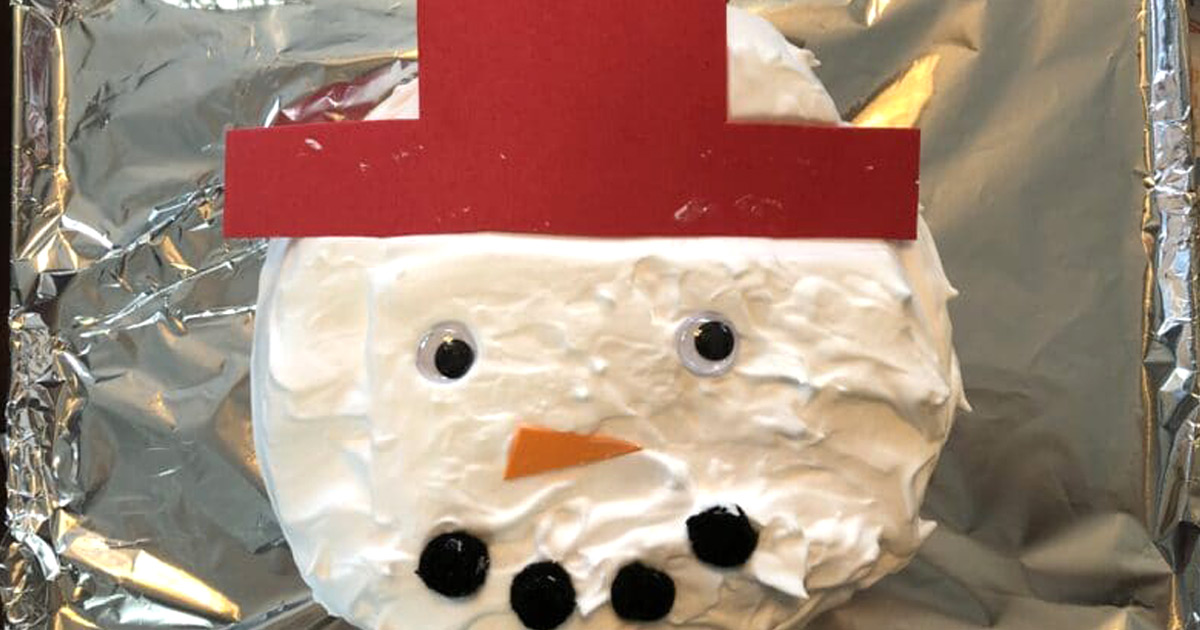 Shaving Cream Sensory Snowman For Kids To Squish Hands On As We Grow