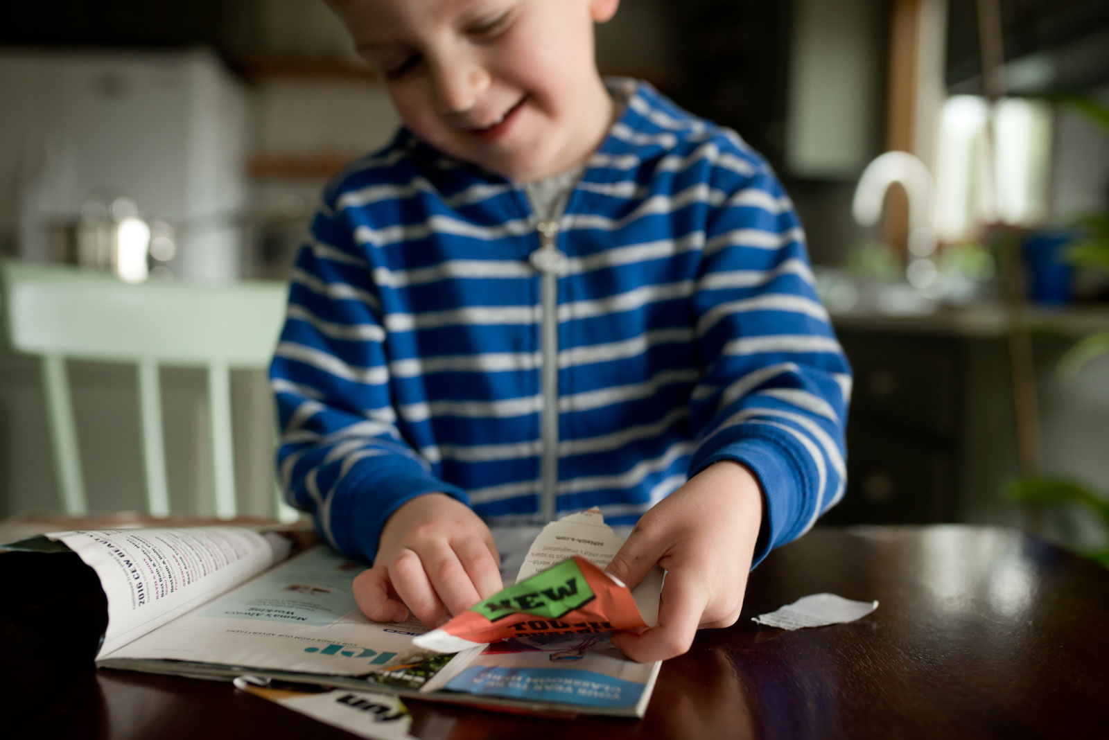This super creative fine motor skills activity takes kids on a magazine scavenger hunt! 