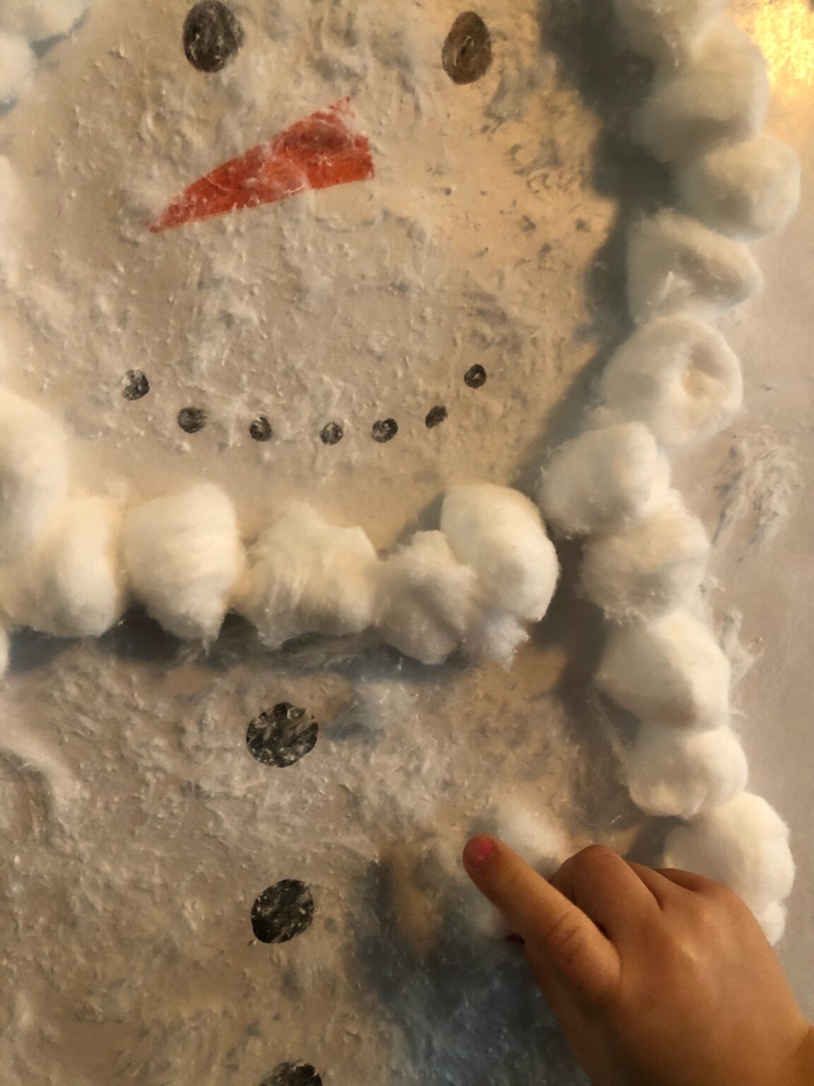 Cotton Ball Snowman Activity Excellent for Kids Hands On As We Grow®