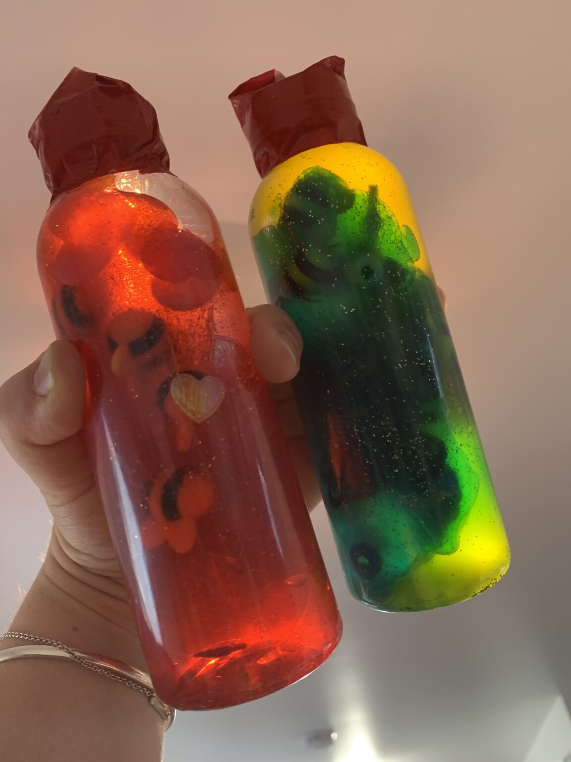 Lava Lamp Sensory Bag & Bottle Perfect for Valentine's Day HOAWG