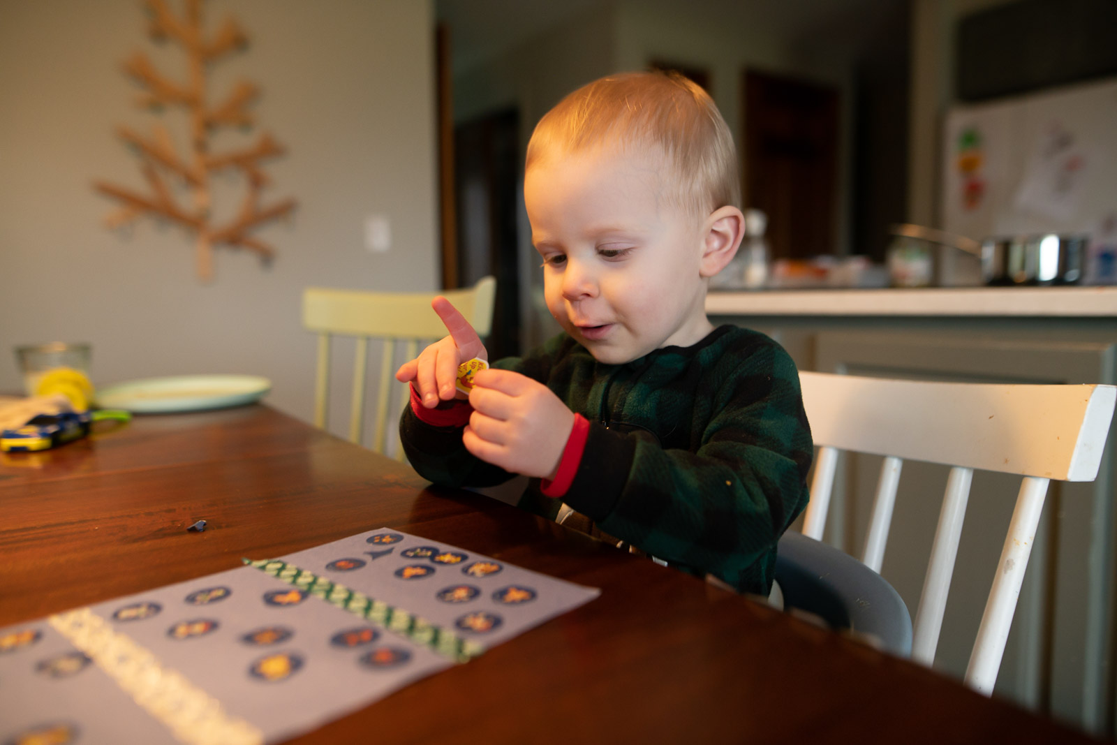 Simple Sticker & Tape Sticking Activity for Toddlers LaptrinhX / News