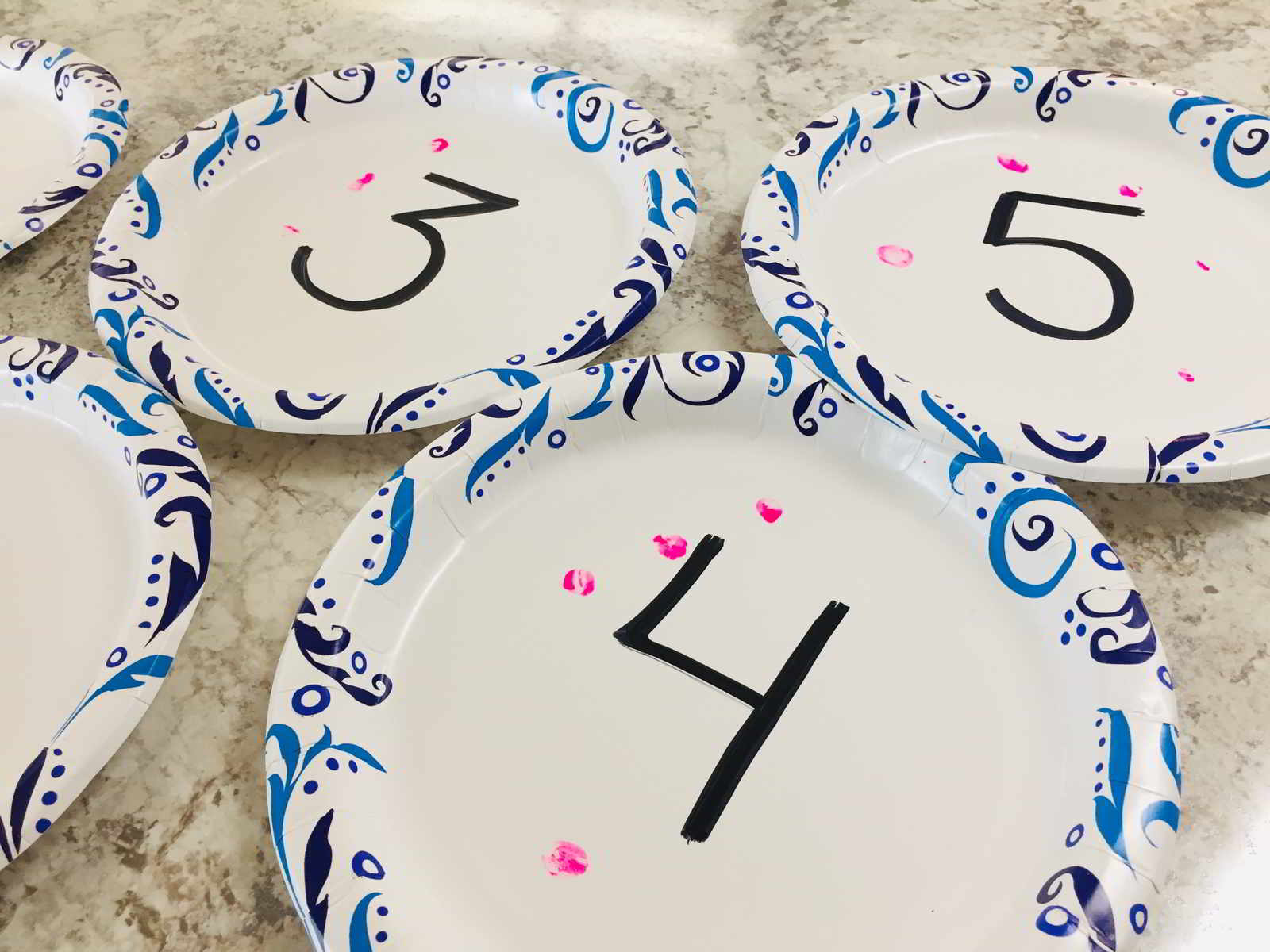 Finger Paint Counting Activity Simple for Preschoolers | HOAWG