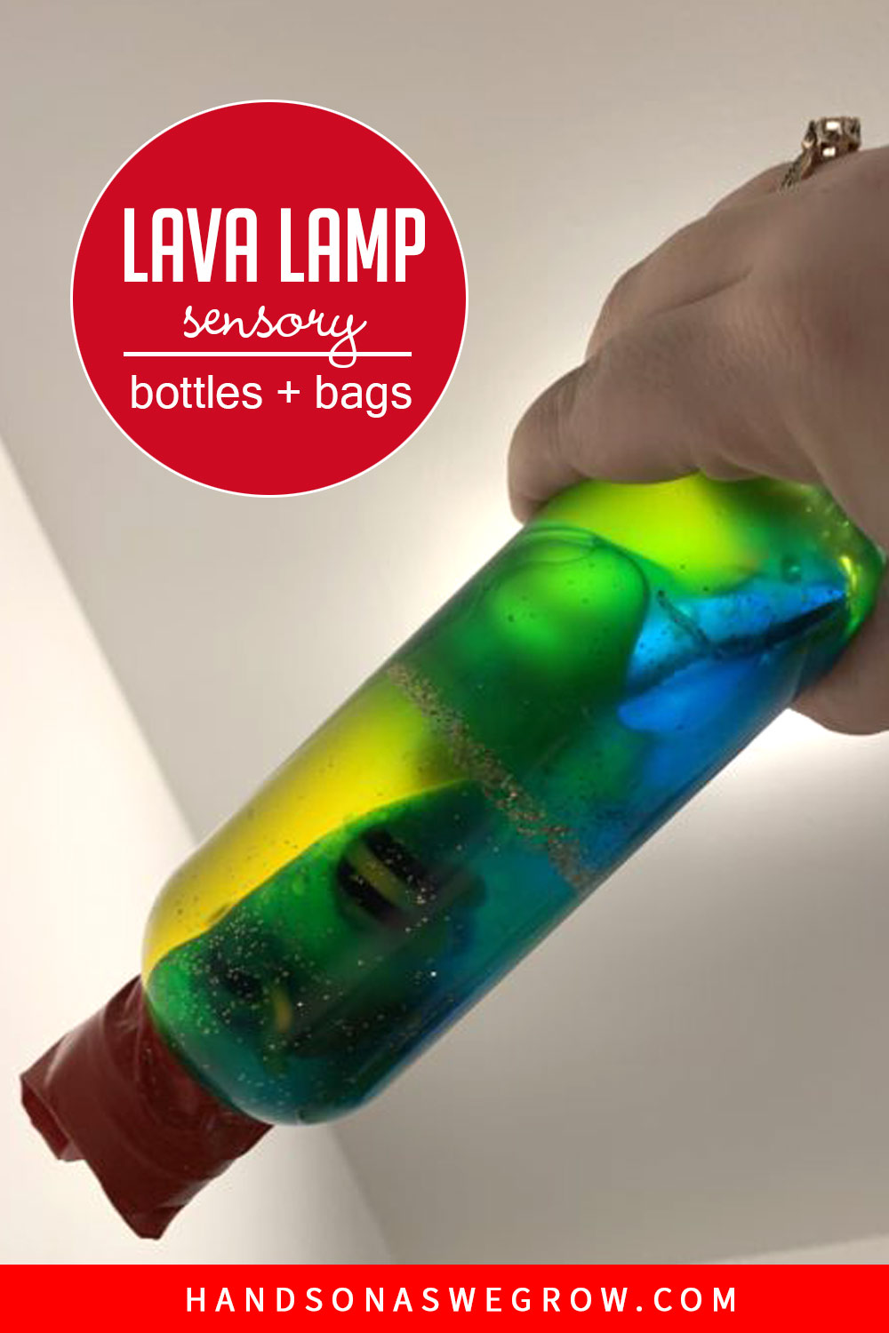 Lava Lamp Sensory Bag & Bottle Perfect for Valentine's Day HOAWG