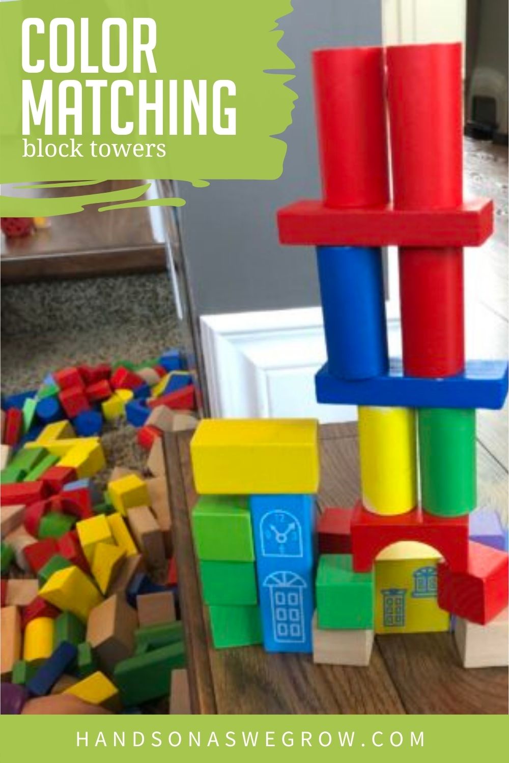 Building Block Towers with an Exciting Color Matching Twist HOAWG