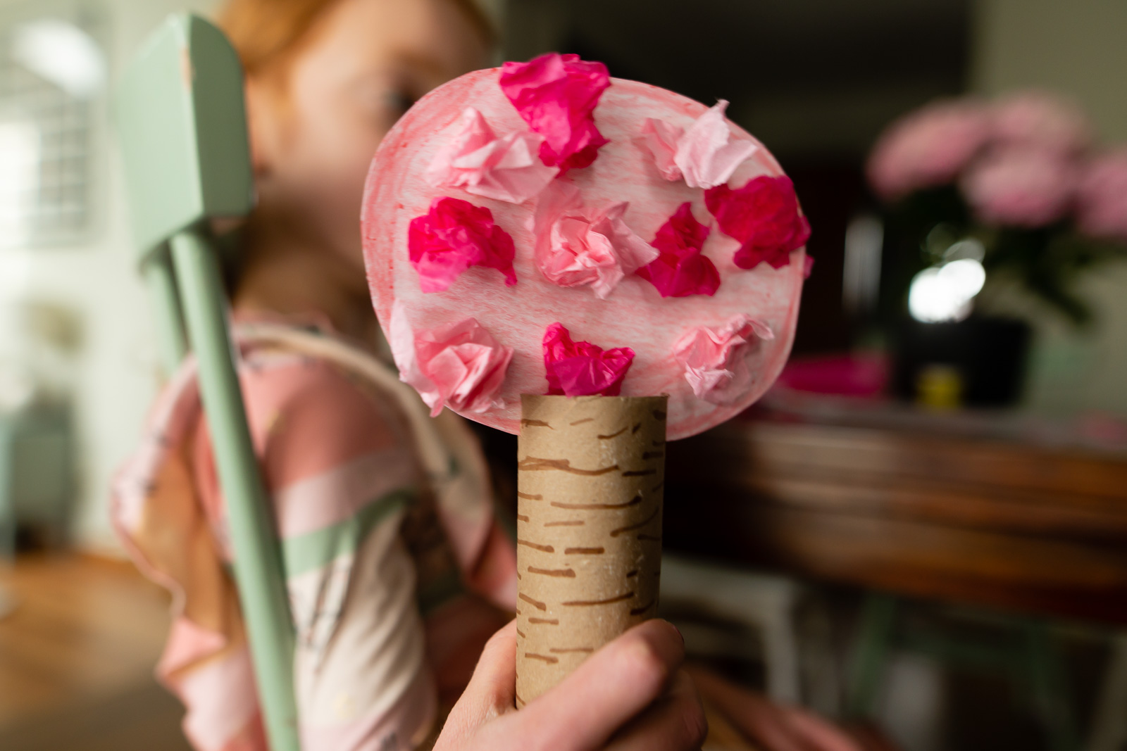 Easy Spring Tree Toilet Paper Roll Craft for Toddlers HOAWG