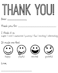 adorable printable thank you cards for kids to write hoawg