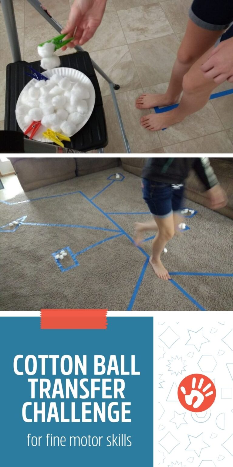 Try This Cotton Ball Transfer Challenge for Kids Hands On As We Grow®