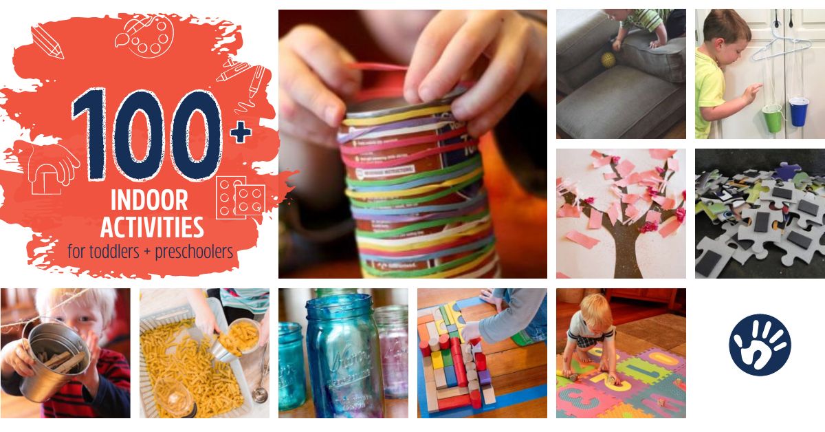 Hundreds of Indoor Activities for Toddlers and Preschoolers