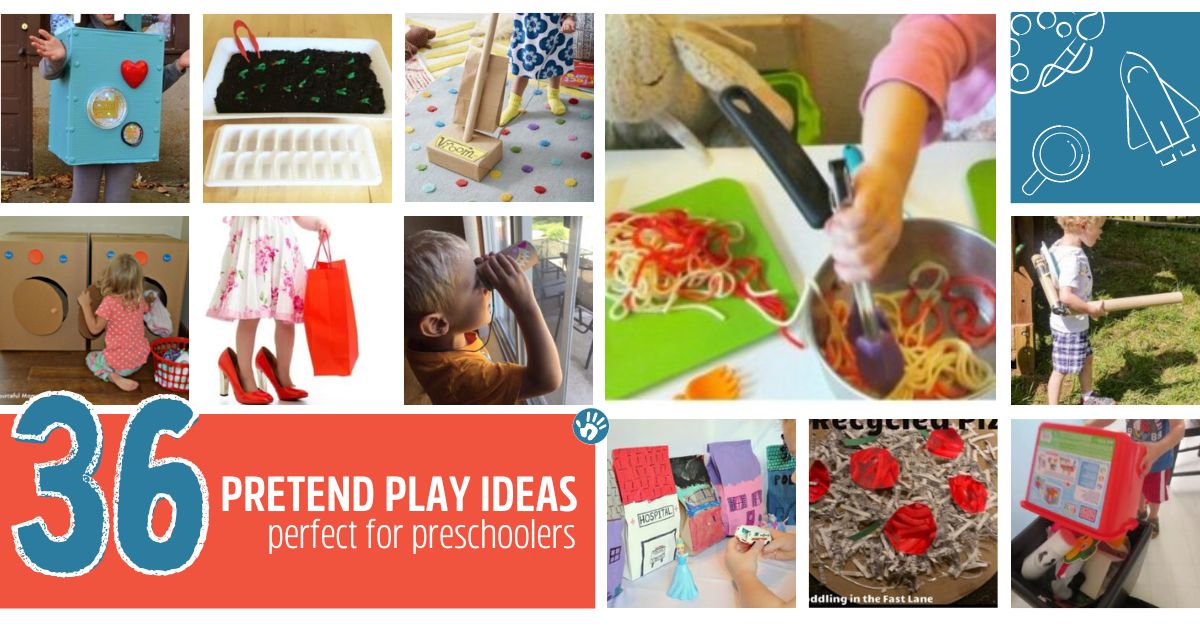36 Ideas of Pretend Play for Preschoolers that are Pretty Perfect